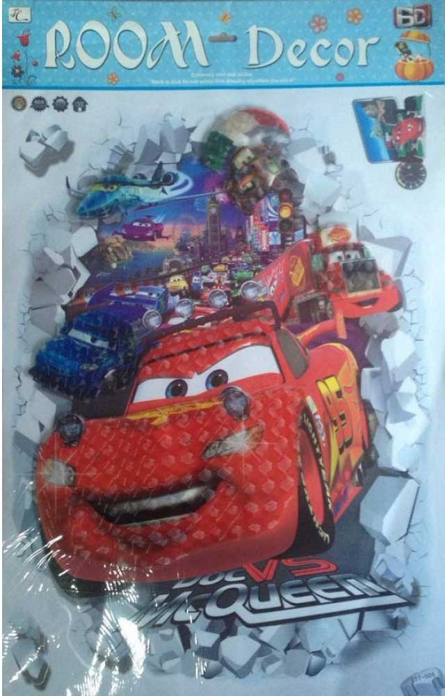 Disney Car 6D Wall Sticker – CTT-005 Disney Car 6D Wall Sticker – CTT-005