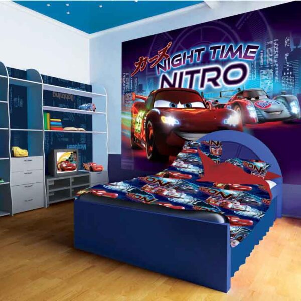 Disney Pixar car 16 -Zig Zag MC Queen Night Time Nitro (747)