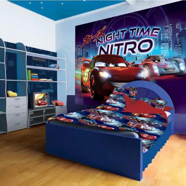 Disney Pixar car 16 -Zig Zag MC Queen Night Time Nitro (747)