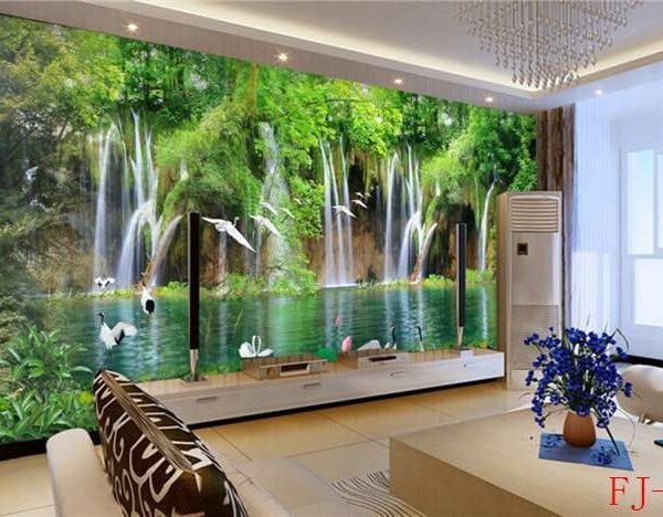 Water Fall Photo Mural -FJ-141