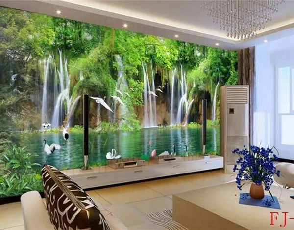 Water Fall Photo Mural -FJ-141