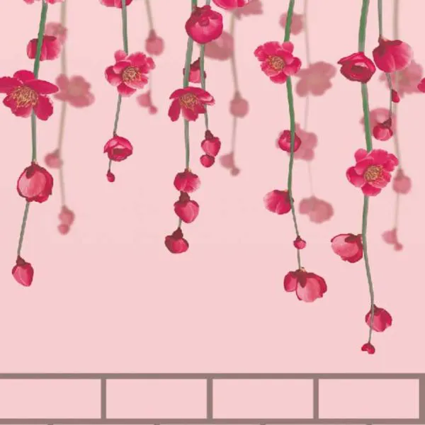 Fashion Milano Peach Floral Wallpaper – 89063
