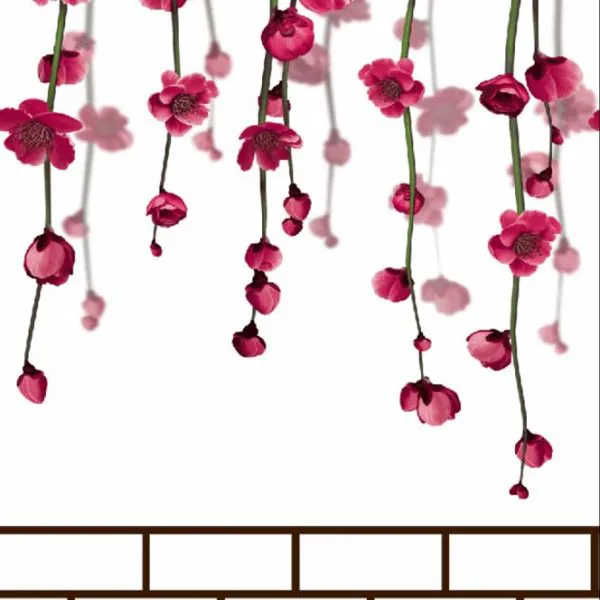 Fashion Milano White-Red Floral Wallpaper – 89062
