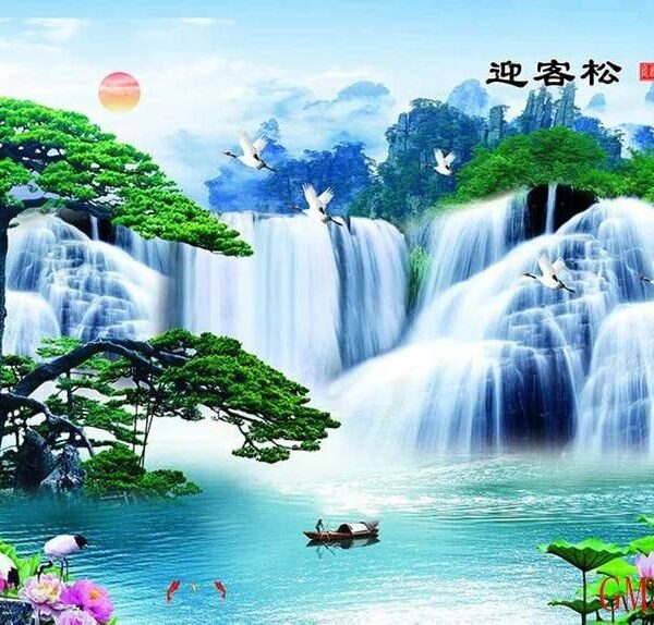 Water Fall Photo Mural -GGM-361