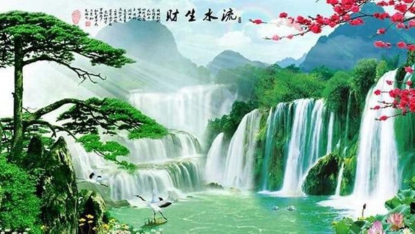 Water Fall Galaxy PhotoMural -GM-377