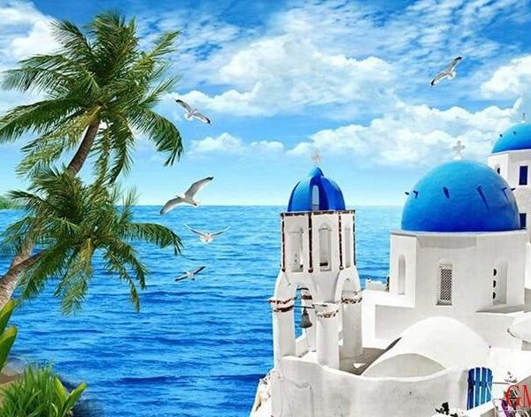 Galaxy Beach Wall Mural-GM-421