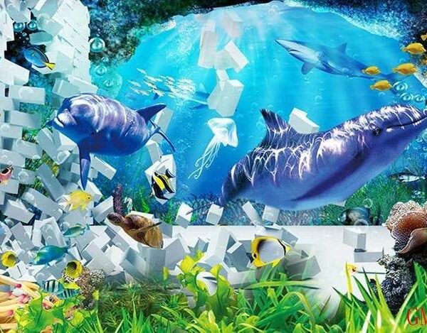 Aquatic Creatures Photo Mural -GM-425