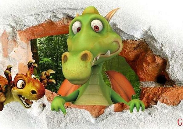 3D Animal Design Mural