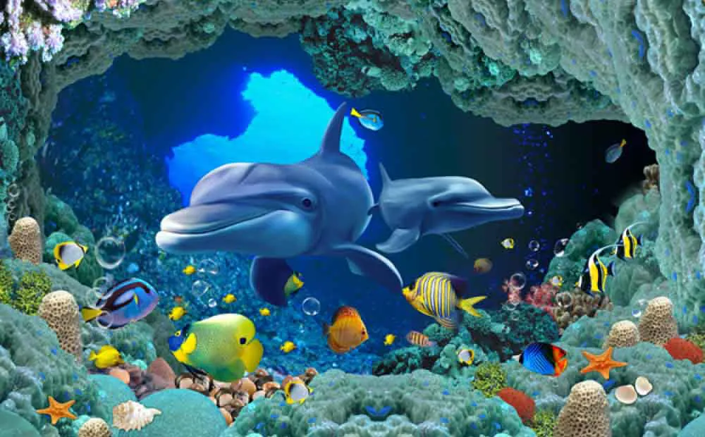 Galaxy Sea Home Photomural -YST -003 Galaxy Sea Home Photomural -YST -003