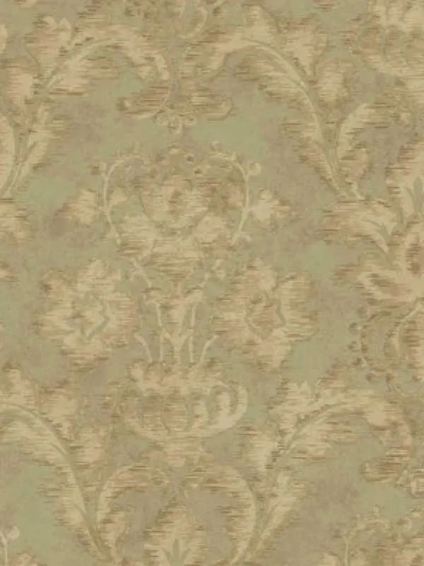 Green Tan HAV40855 Fusion Damask Wallpaper Green Tan HAV40855 Fusion Damask Wallpaper