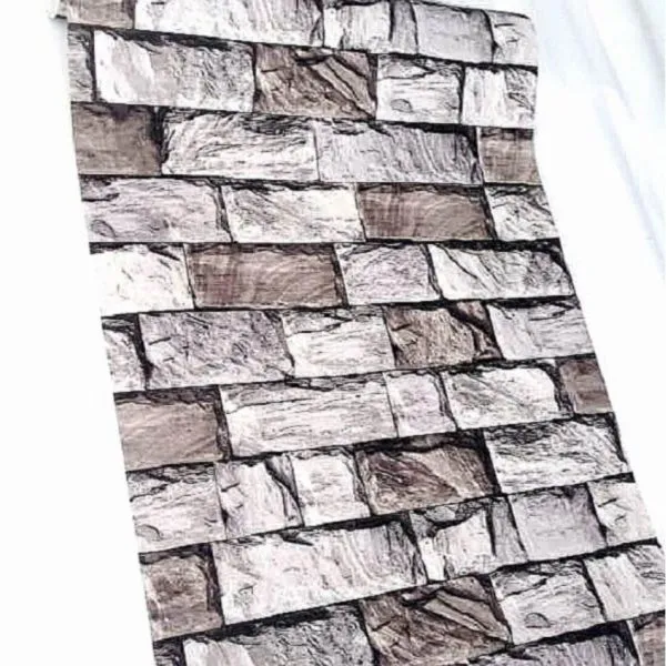 Grey 3D PVC New Design Wallpaper – DC17153