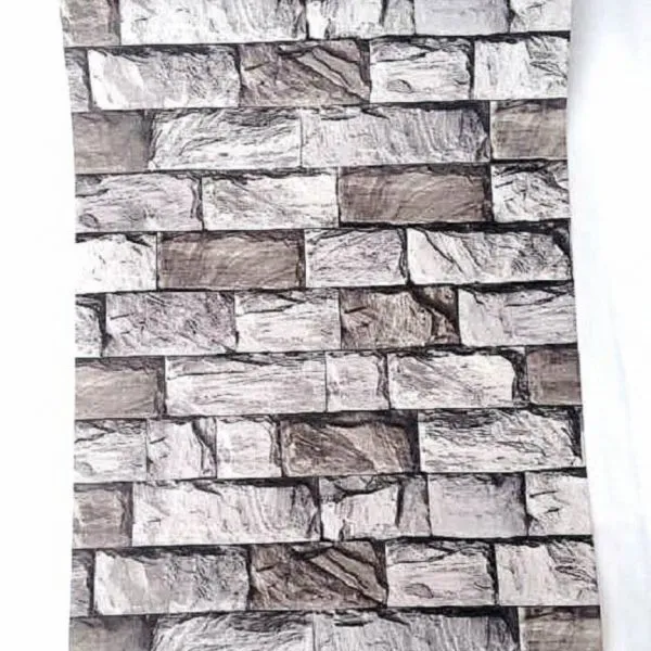 Grey 3D PVC New Design Wallpaper – DC17153