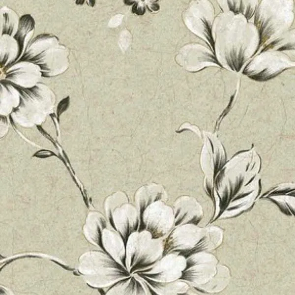 Green Larkspur Damask Wallpaper – SIS40594
