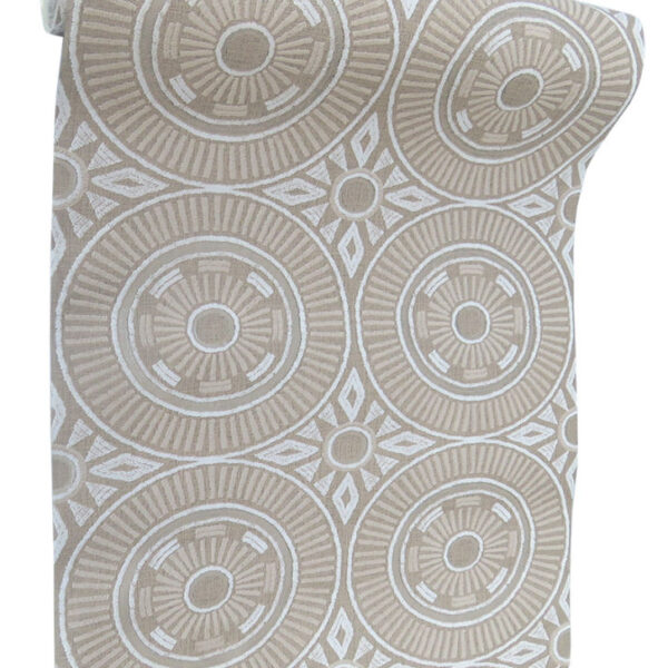 Fabric Style Tribal Designer Blown Vinyl Wallpaper J11607