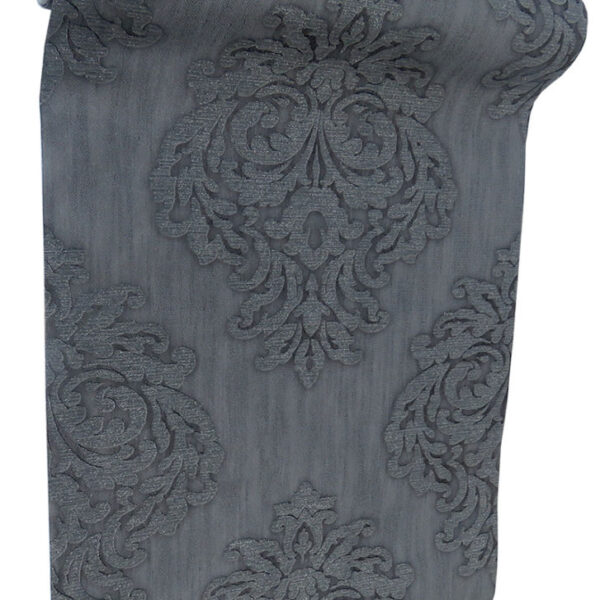 J23609 1 600x600 - Damask Pattern Glitter Textured Vinyl Wallpaper J23609