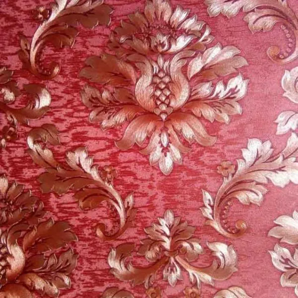 Kitai Red Damask Wallpaper – 888105