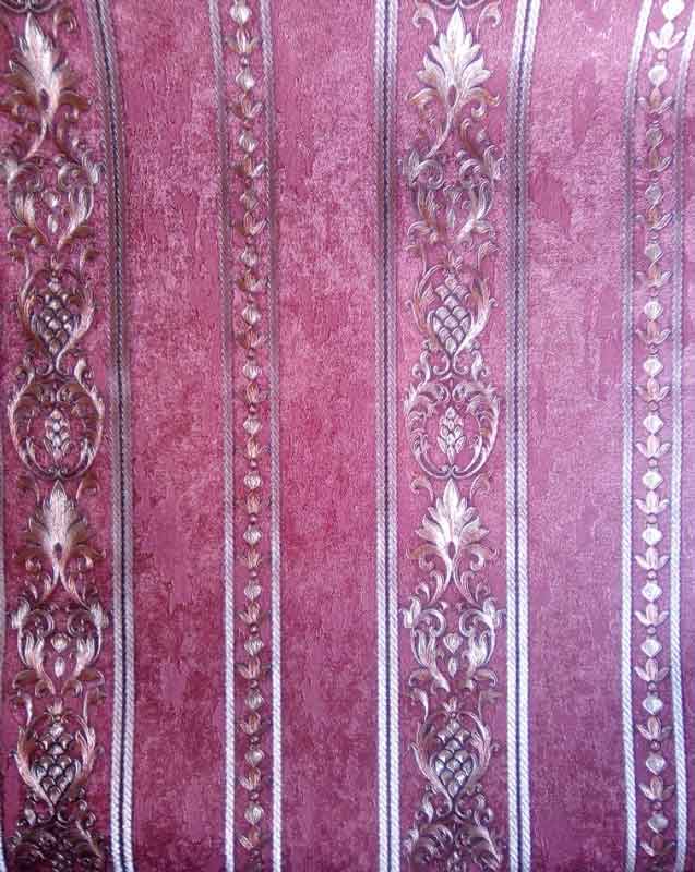 Kitai Red Floral-stripe Wallpaper – 888210 Kitai Red Floral-stripe Wallpaper – 888210
