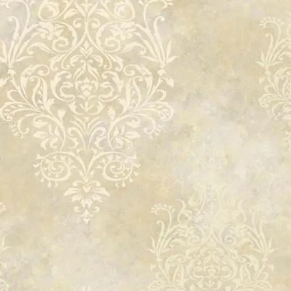 Light Brown Mulberry Medallion Wallpaper