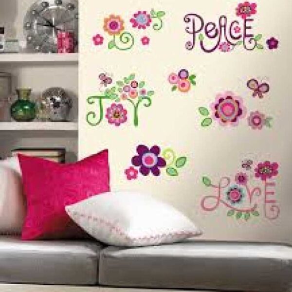 Mickey and Friends Minnie Boutique Peel and Stick Wall Stickers