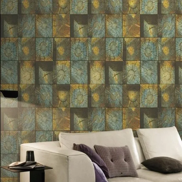 3D Multicolored Cracked Wallpaper – MK1005