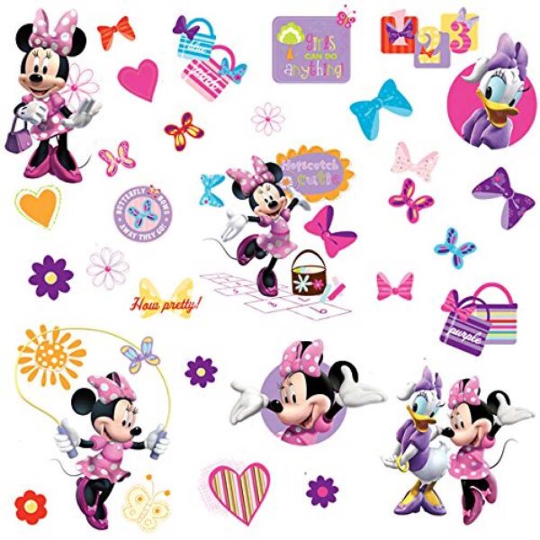 Mickey and Friends Minnie Boutique Peel and Stick Wall Stickers