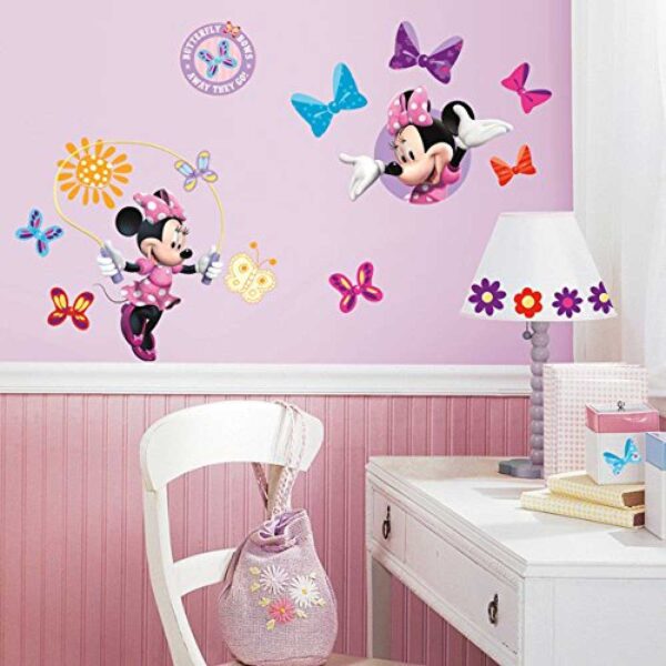 Mickey and Friends Minnie Boutique Peel and Stick Wall Stickers