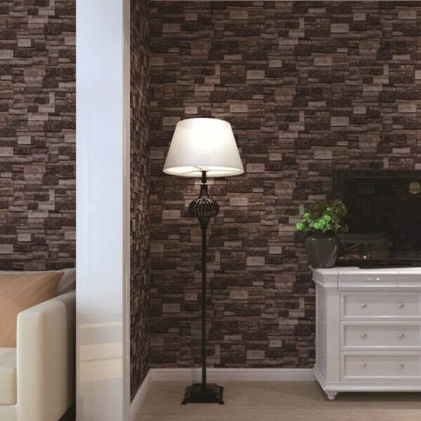 Modern Design 3D Brick Wall Vinyl Wallpaper – WJ202-1