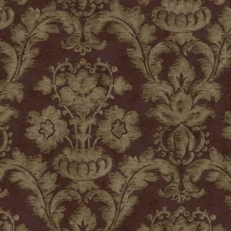Reddish Brown HAV40857 Fusion Damask Wallpaper Reddish Brown HAV40857 Fusion Damask Wallpaper