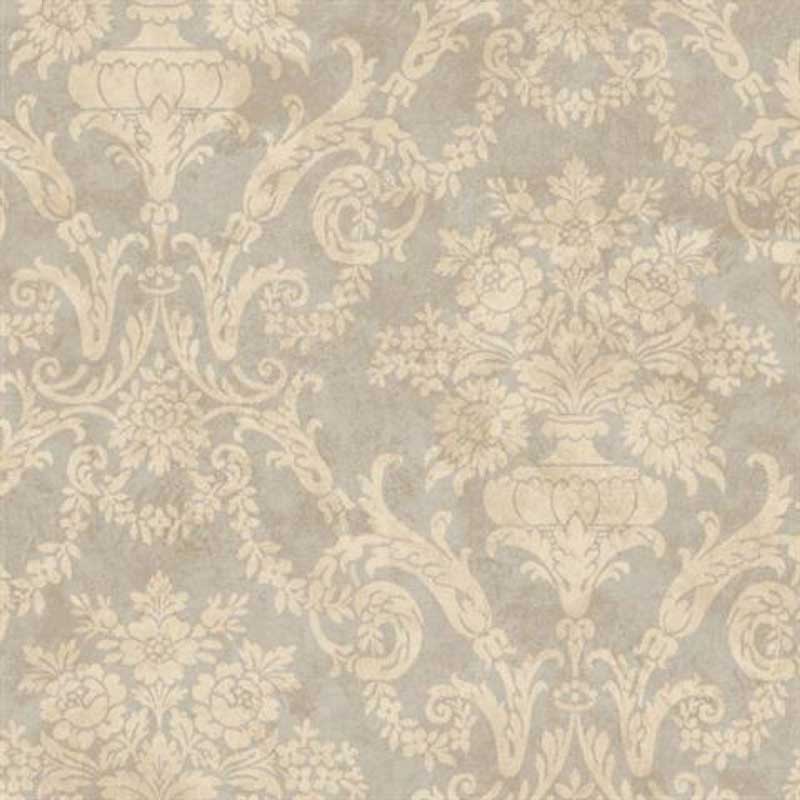Silver Larkspur Damask Wallpaper – SIS40591 Silver Larkspur Damask Wallpaper – SIS40591