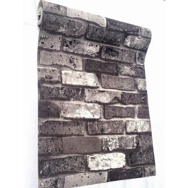 Stone Therapy PVC Brick Wallpaper – DC17002