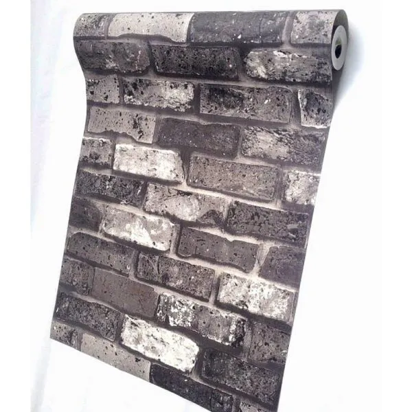 Stone Therapy PVC Brick Wallpaper – DC17002