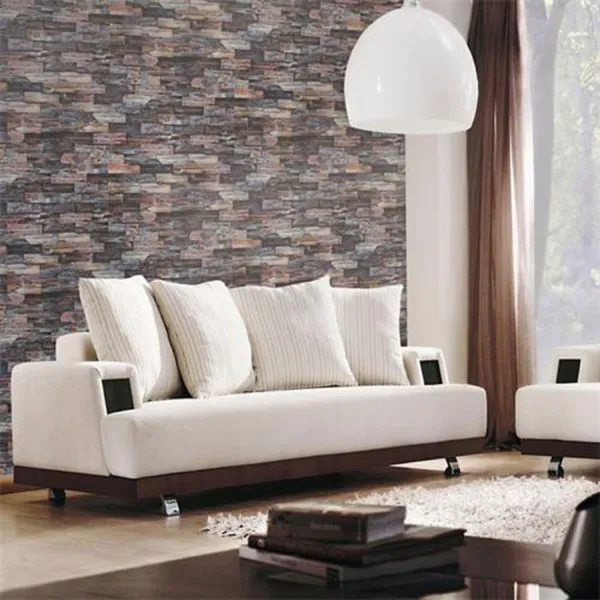 Stonewall Multicolored Textured Brick Wallpaper – SE455001