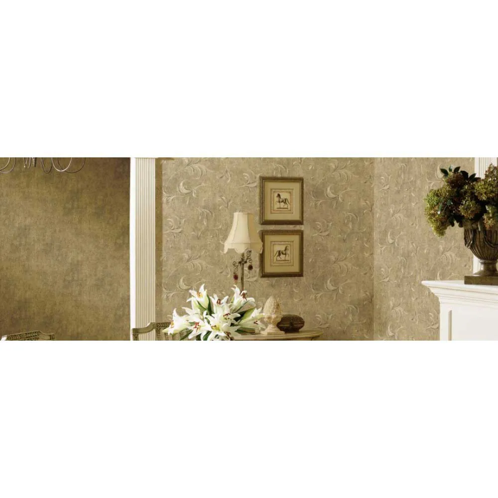 Tan HAV40793 Ogee Acanthus Scroll Wallpaper Tan HAV40793 Ogee Acanthus Scroll Wallpaper