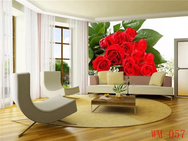 Floral Photo Mural -WM-057 Floral Photo Mural -WM-057