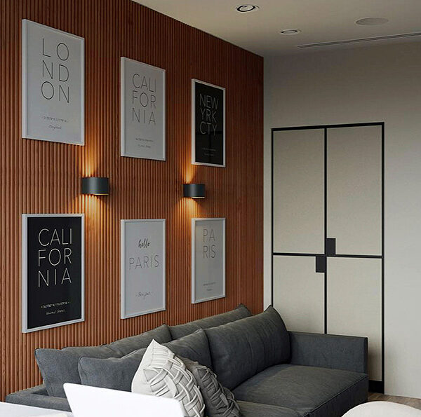 FP-152 Walnut Fluted Panel Wood Veneer
